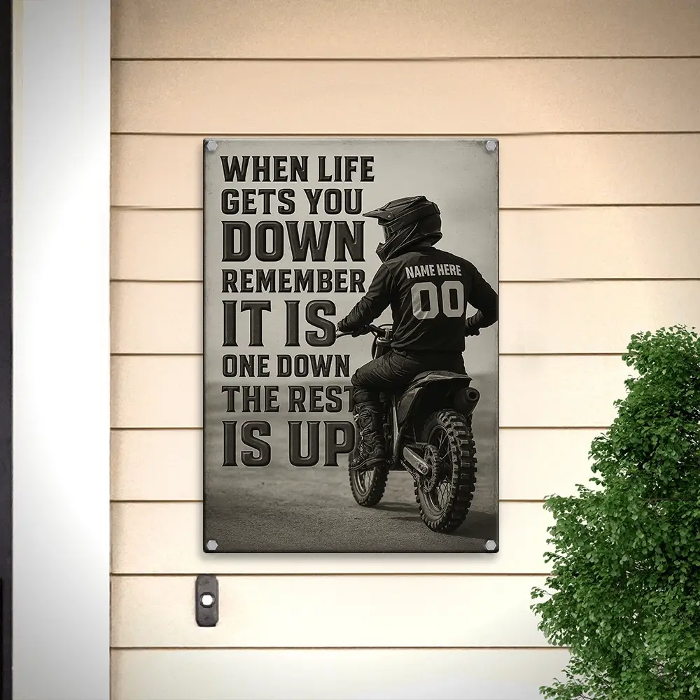 Custom Motocross Life Metal Sign - Gift For Racing Lovers