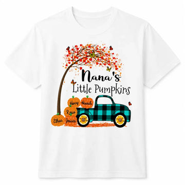 Personalized Nanas Little Pumpkins Autumn Apparel Gift