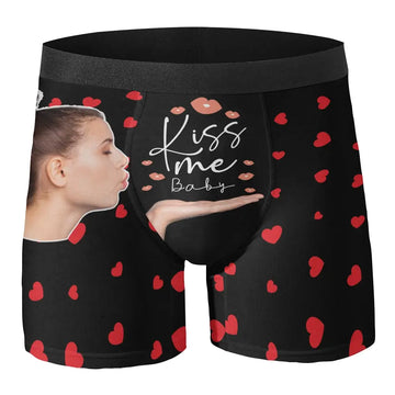 Personalized Photo Boxer Briefs - Custom Anniversary or Birthday Gift