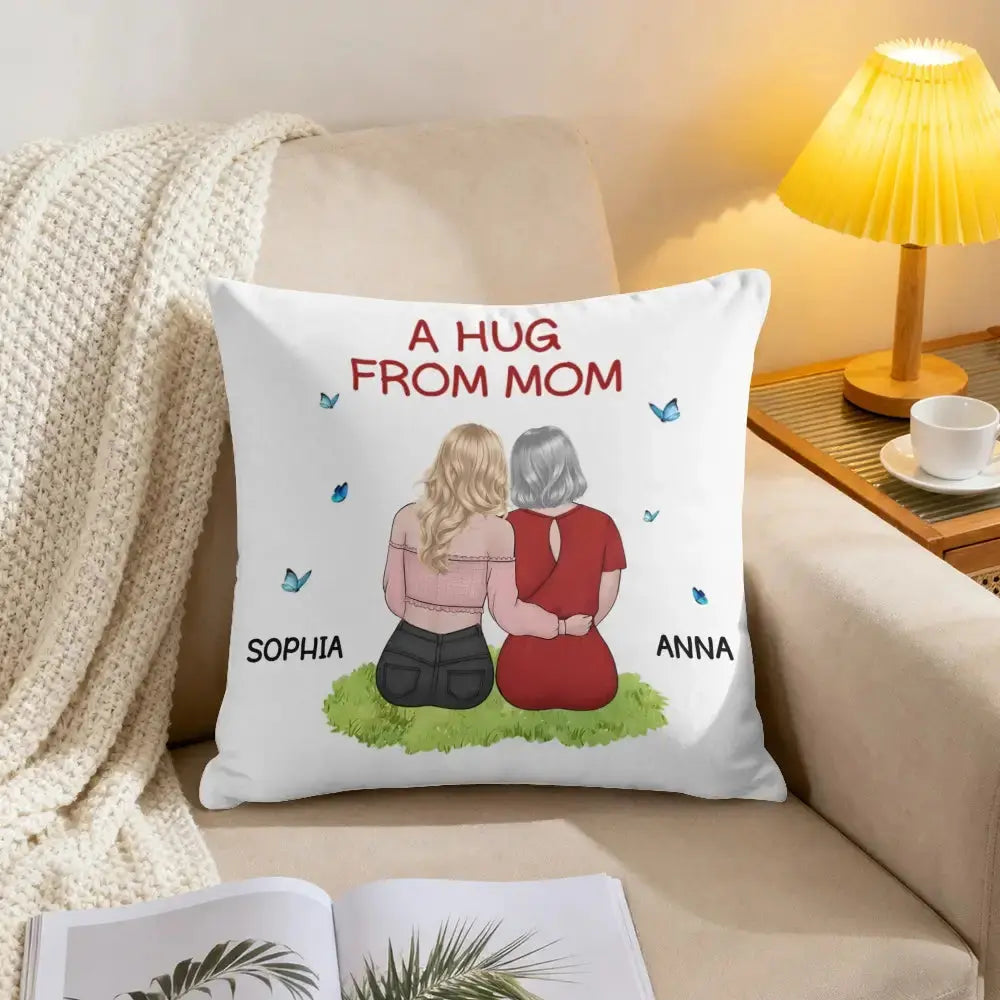Personalized Pillow With Mom’s Loving Words – Meaningful Gift for Mother Duconspace
