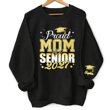 Personalized Proud Mom of a Senior 2027 Shirt