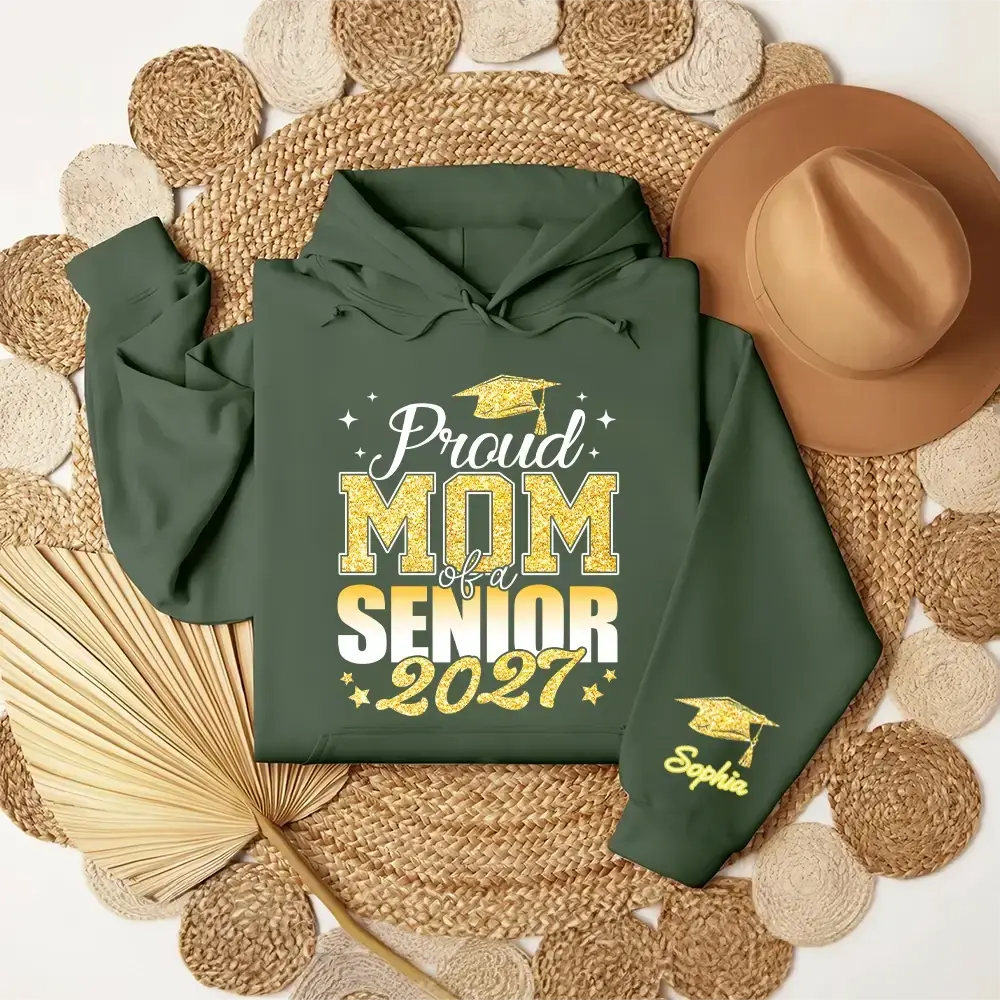 Personalized Proud Mom of a Senior 2027 Shirt