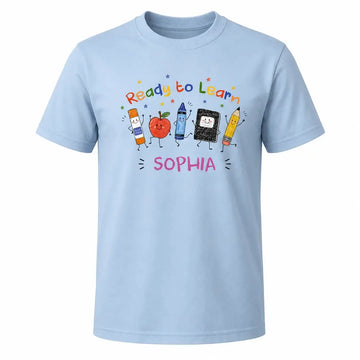 Personalized School Supplies Back to School Shirt