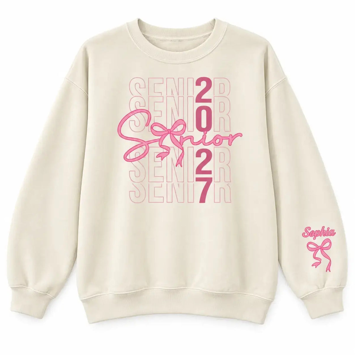 Personalized Year Graduation Sleeve Print Apparel Duconspace