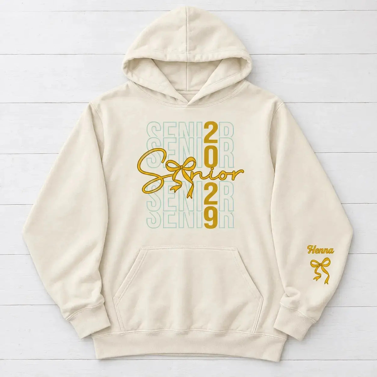 Personalized Year Graduation Sleeve Print Apparel Duconspace