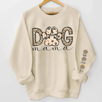 "Proud Dog Mama in Leopard Style" - Custom Sweatshirt & Hoodie, Mother’s Day Gift for Dog Moms