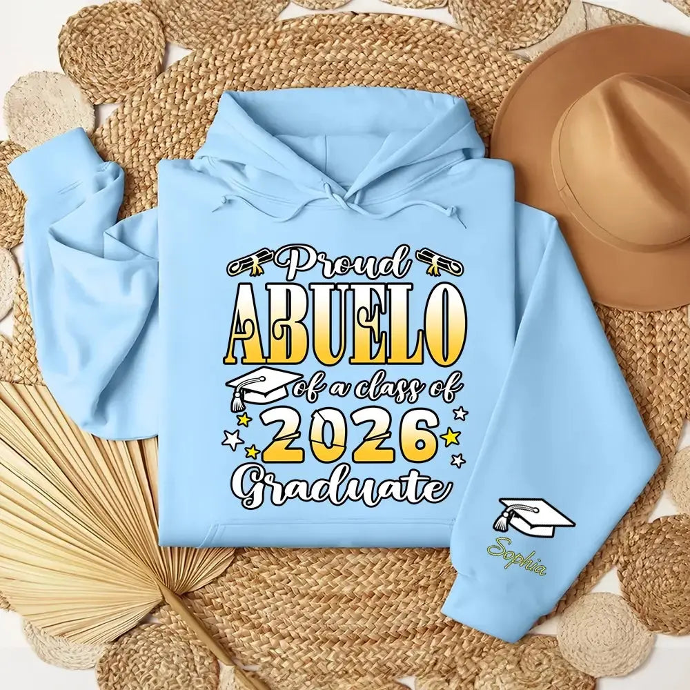 Proud Dad of a Senior 2026 - Personalized Family Graduation Shirt - Duconspace