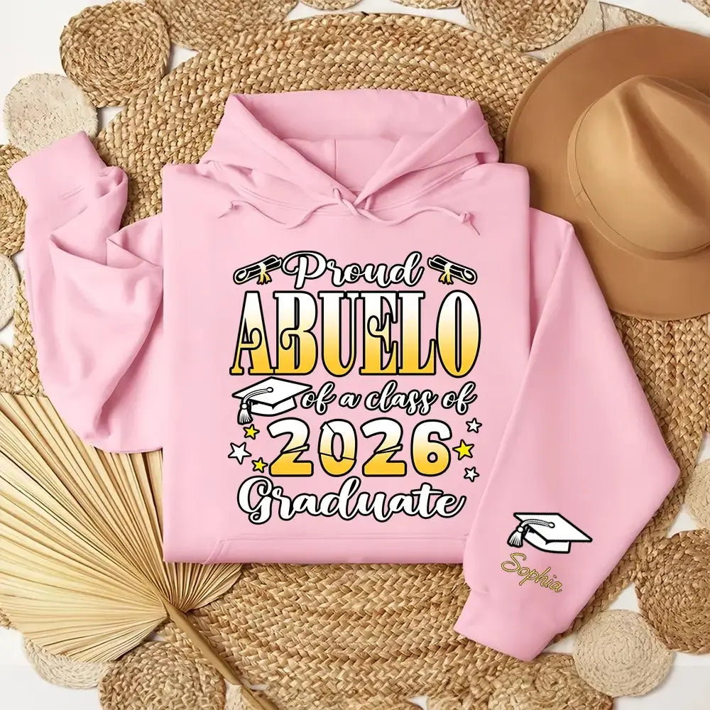 Proud Dad of a Senior 2026 - Personalized Family Graduation Shirt - Duconspace