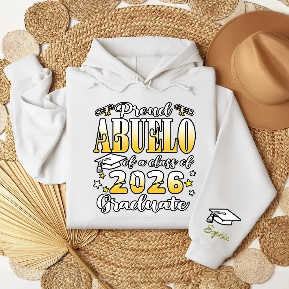 Proud Dad of a Senior 2026 - Personalized Family Graduation Shirt - Duconspace