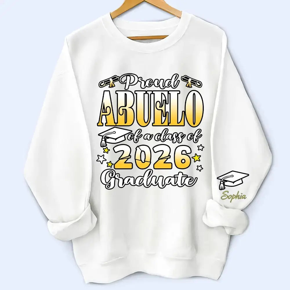 Proud Dad of a Senior 2026 - Personalized Family Graduation Shirt - Duconspace