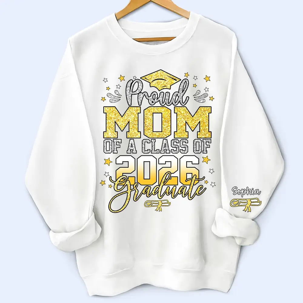 Proud Family of a Senior 2026 – Personalized Graduation Sweater - Duconspace