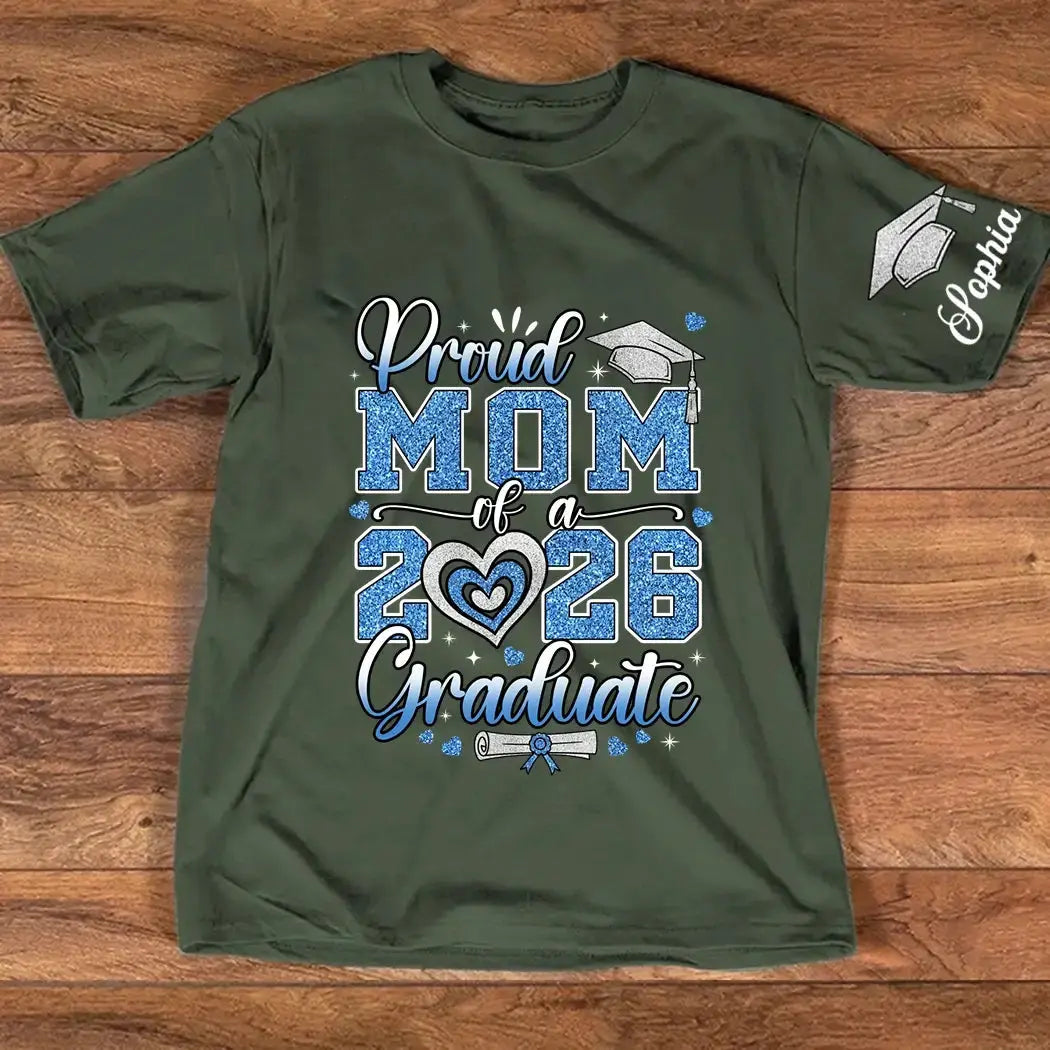 Proud MoM of a 2026 Graduation - Personalized Gift for Family Member Duconspace