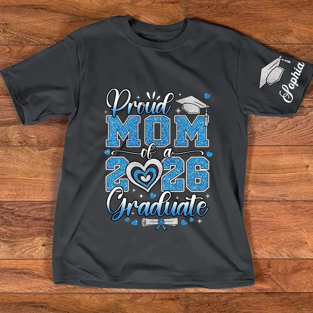 Proud MoM of a 2026 Graduation - Personalized Gift for Family Member Duconspace