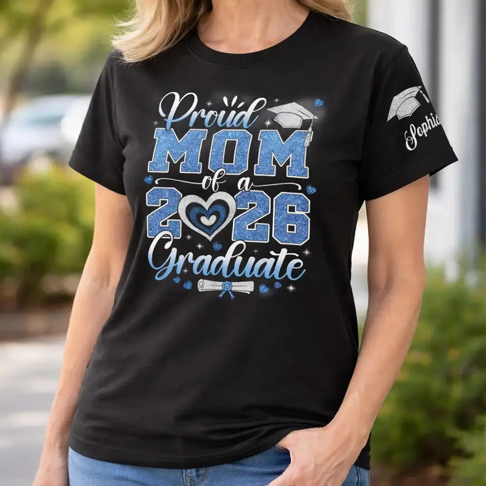 Proud MoM of a 2026 Graduation - Personalized Gift for Family Member Duconspace