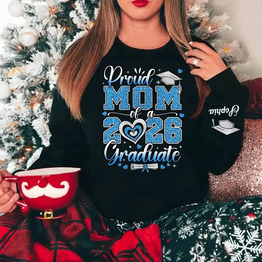 Proud MoM of a 2026 Graduation - Personalized Gift for Family Member Duconspace