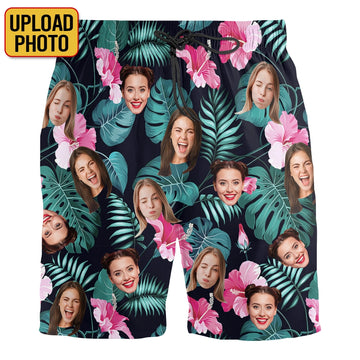 Put Your Face Where the Sun Shines – Custom Funny Face Beach Shorts – Tropical Gift for Summer Vibes
