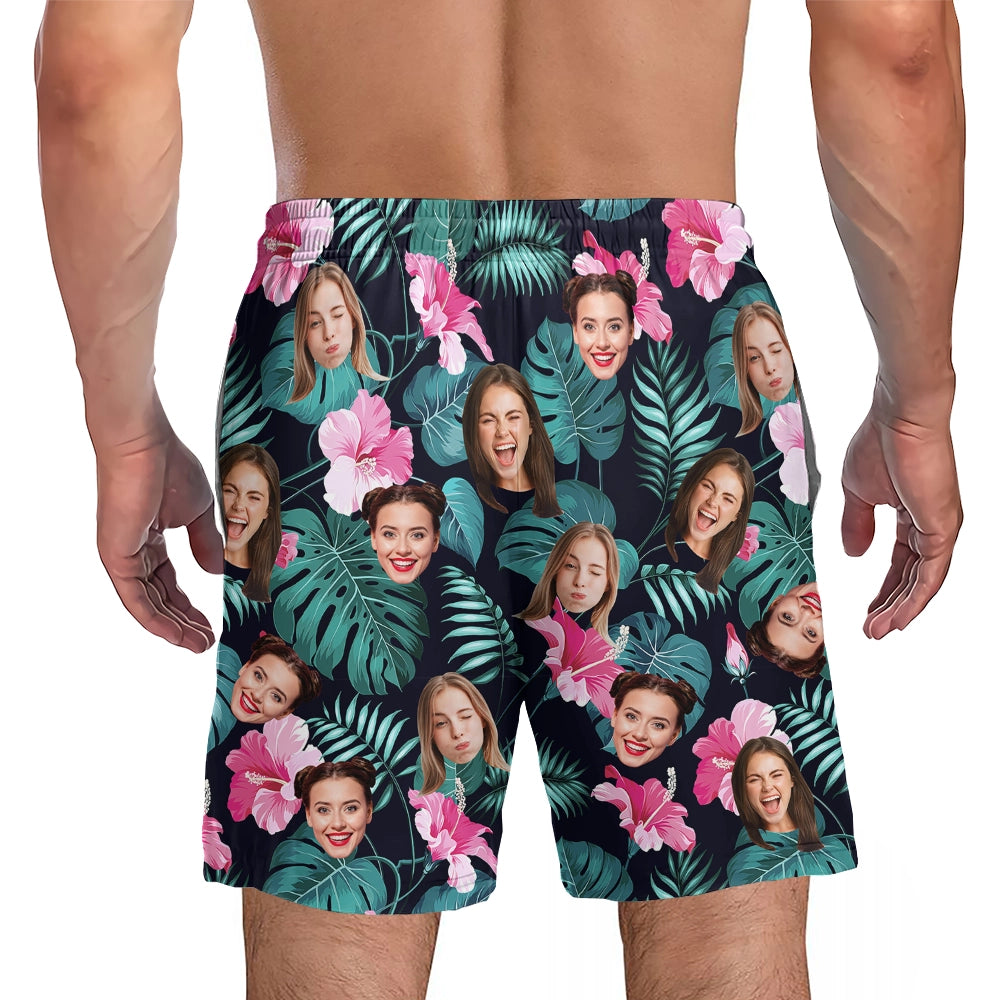 Put Your Face Where the Sun Shines – Custom Funny Face Beach Shorts – Tropical Gift for Summer Vibes