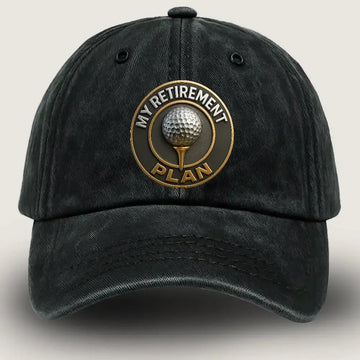 Retirement Hat, Lucky Golf Hats for Men, Retirement Plan Hat Duconspace