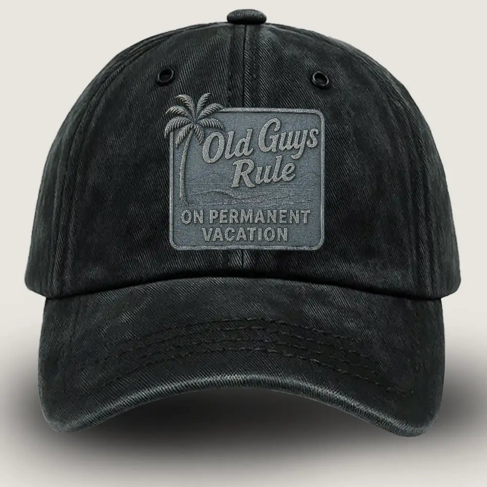 Retirement Hat, Old Guys Rule Vacation Hat