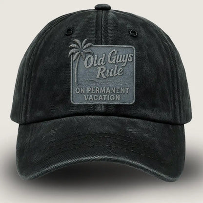 Retirement Hat, Old Guys Rule Vacation Hat