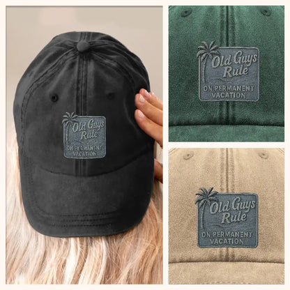 Retirement Hat, Old Guys Rule Vacation Hat