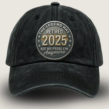 Retirement Hat, the Legend Has Retired 2025 Vintage Denim Hat Duconspace