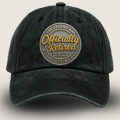 Retirement Hat, the Legend Has Retired Hat, Officially Retired Hat