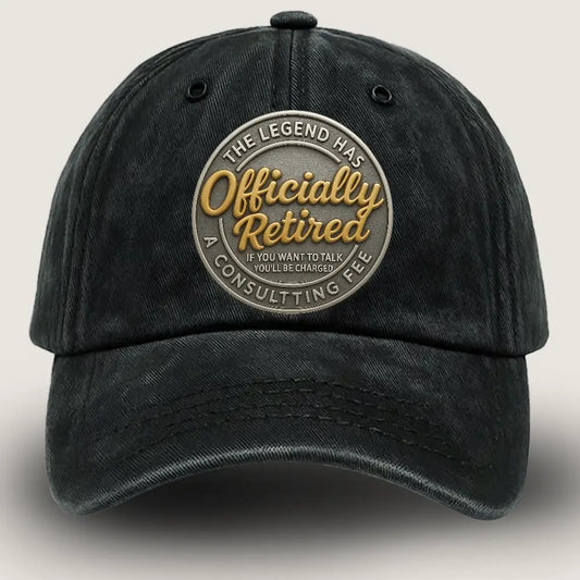 Retirement Hat, the Legend Has Retired Hat, Officially Retired Hat