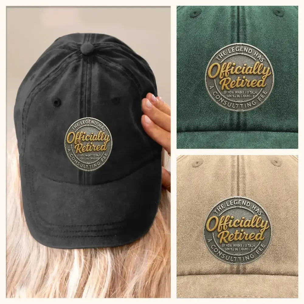 Retirement Hat, the Legend Has Retired Hat, Officially Retired Hat Duconspace