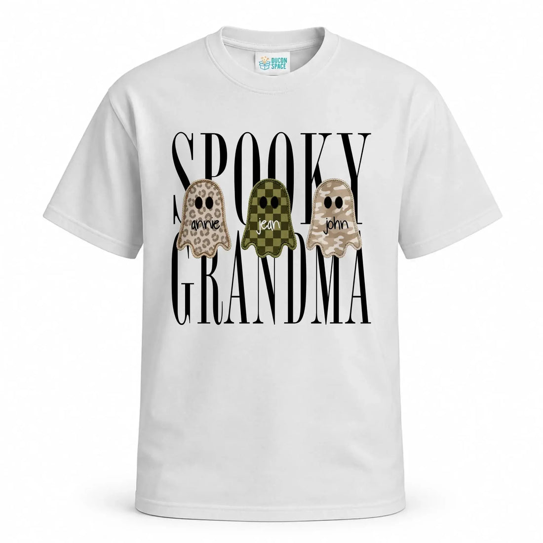 Retro Patchwork Spooky Mama Custom Apparel Duconspace