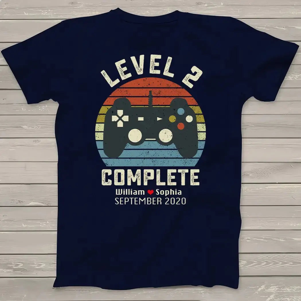 Retro Video Game Shirt - Personalized Anniversary Gift for Husband Wife Duconspace