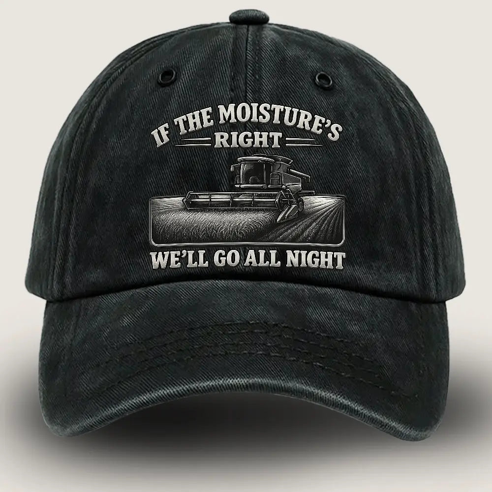 Rice Farmer Hat, Farmer Xmas Gifts, if the Moistures Right Hat