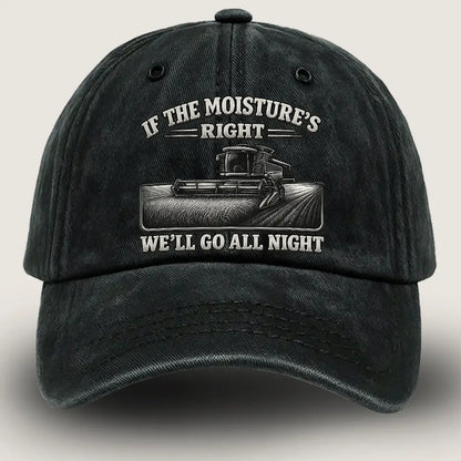 Rice Farmer Hat, Farmer Xmas Gifts, if the Moistures Right Hat