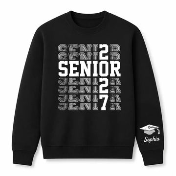 Senior 2027 Personalized Graduation Shirt