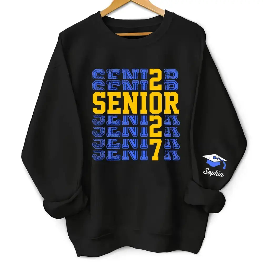 Senior 2027 Personalized Graduation Shirt