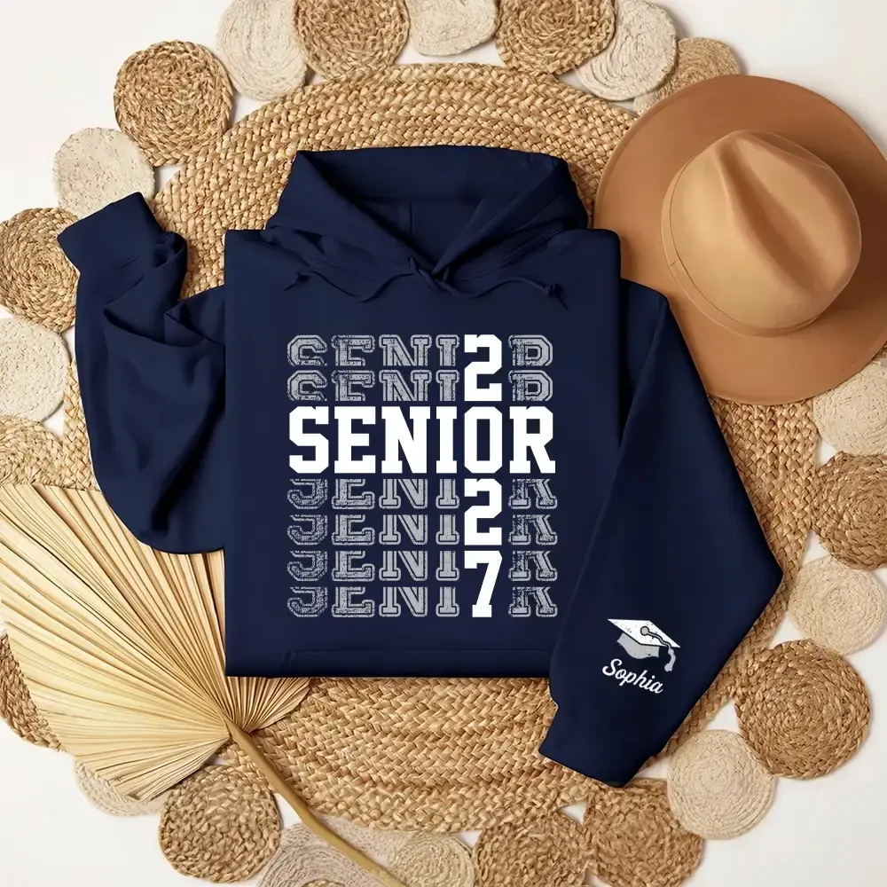 Senior 2027 Personalized Graduation Shirt