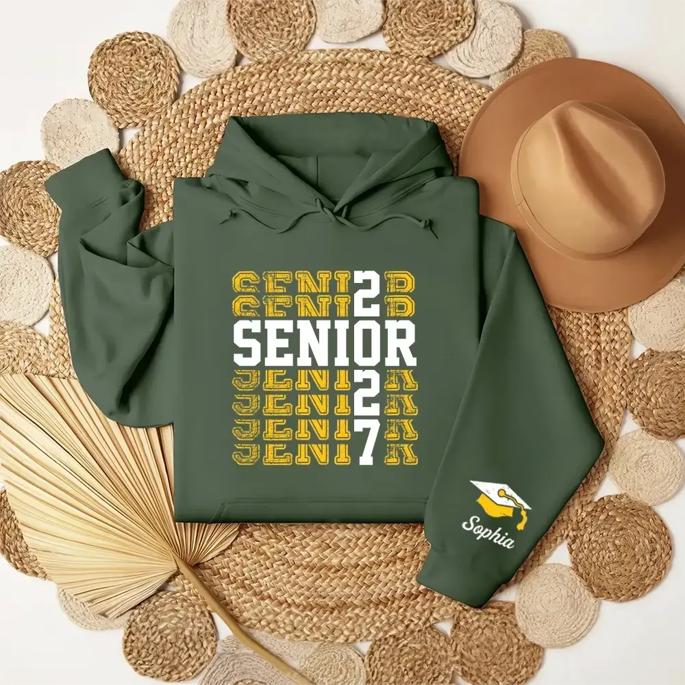 Senior 2027 Personalized Graduation Shirt