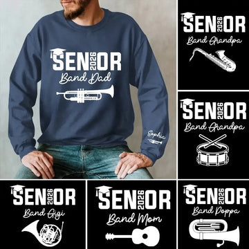 Senior Band Dad 2026 - Custom Musical Instrument For Band Dad Duconspace