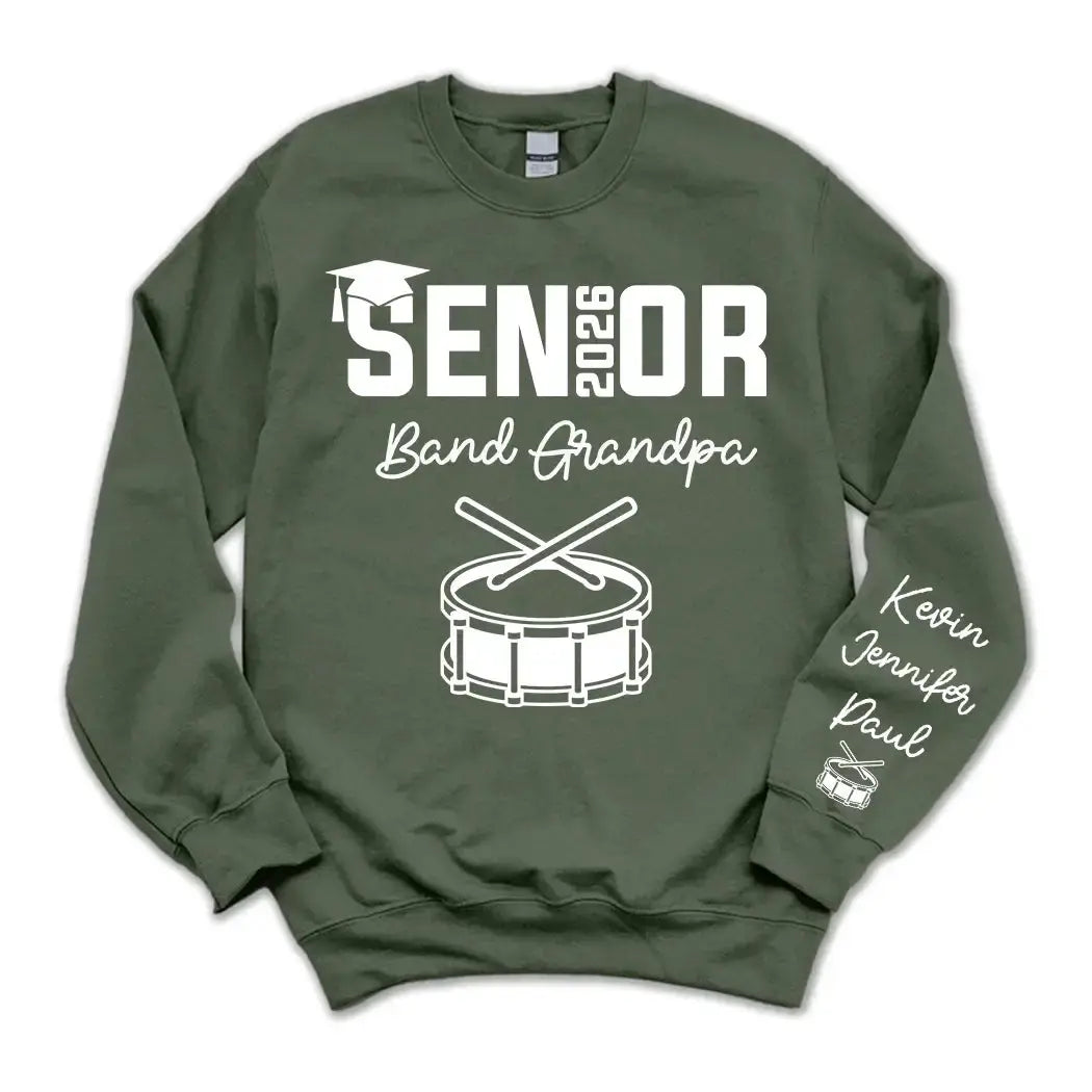 Senior Band Dad 2026 - Custom Musical Instrument For Band Dad Duconspace