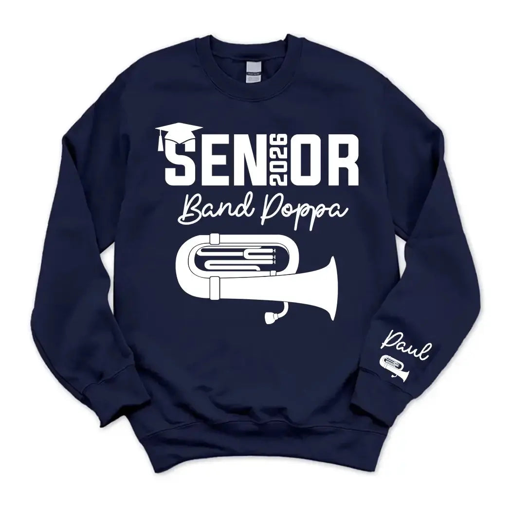 Senior Band Dad 2026 - Custom Musical Instrument For Band Dad Duconspace
