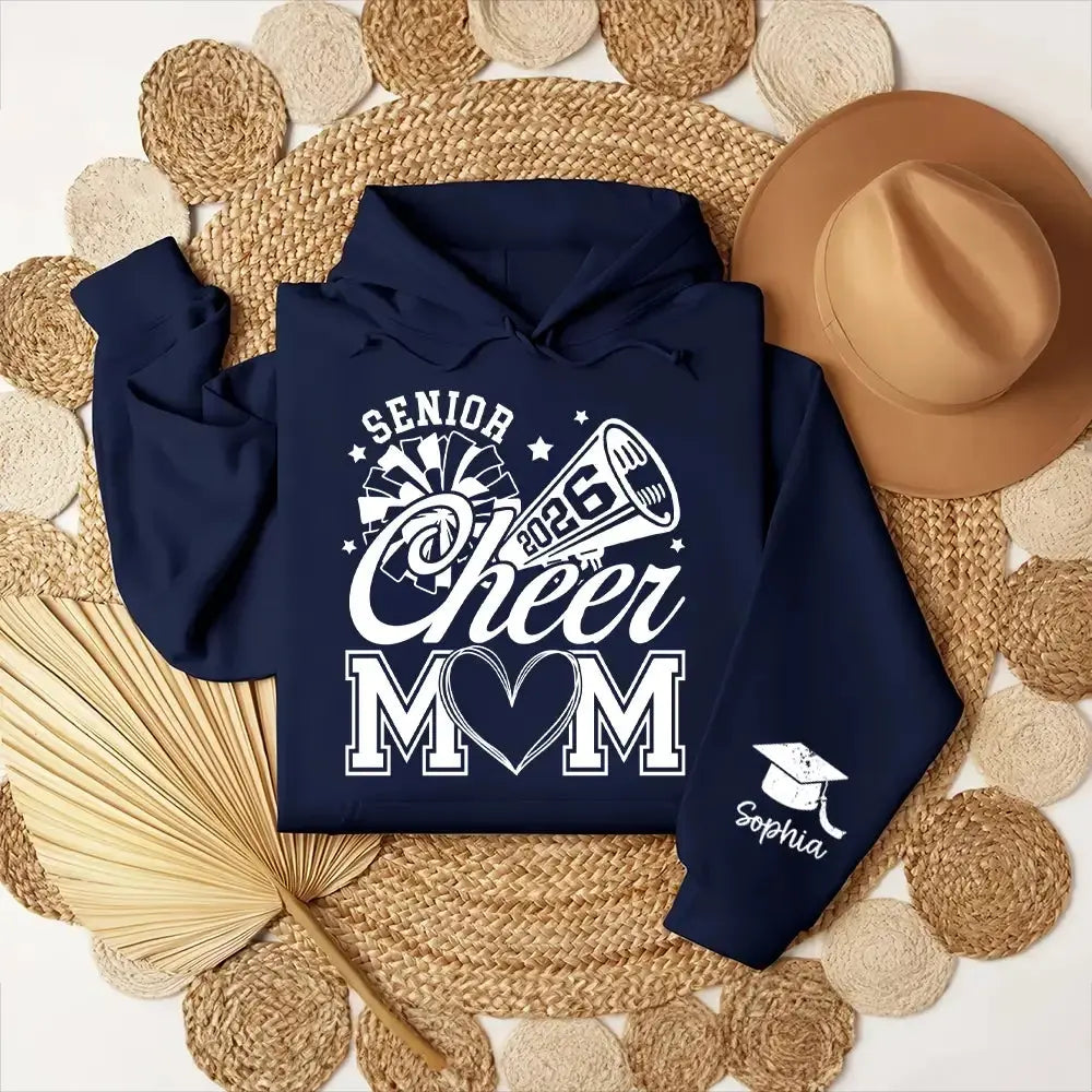 Senior Cheer Mom 2026 - Personalized Class of 2026 T-shirt - Duconspace