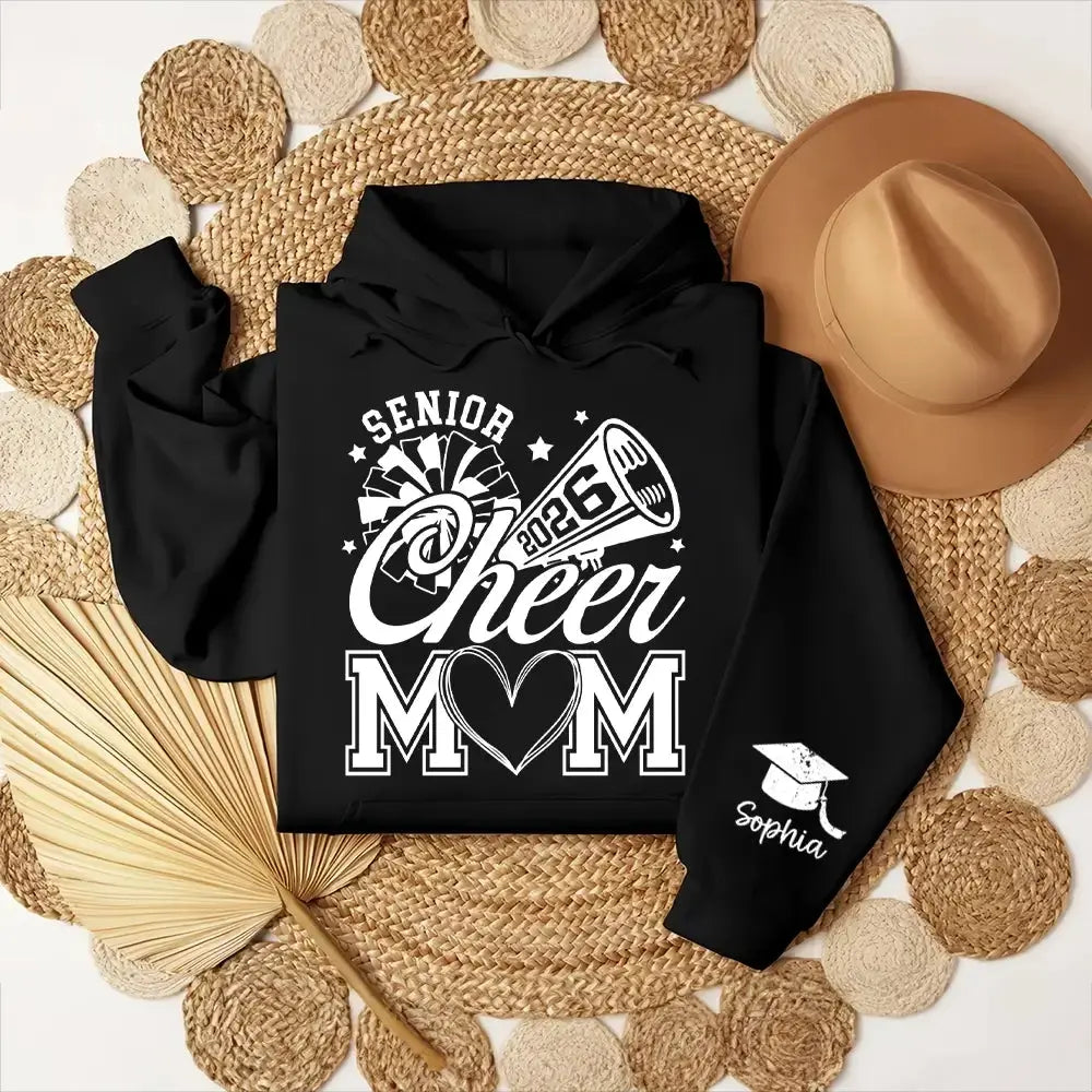 Senior Cheer Mom 2026 - Personalized Class of 2026 T-shirt - Duconspace
