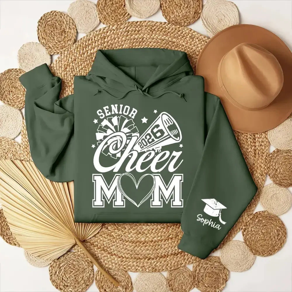 Senior Cheer Mom 2026 - Personalized Class of 2026 T-shirt - Duconspace