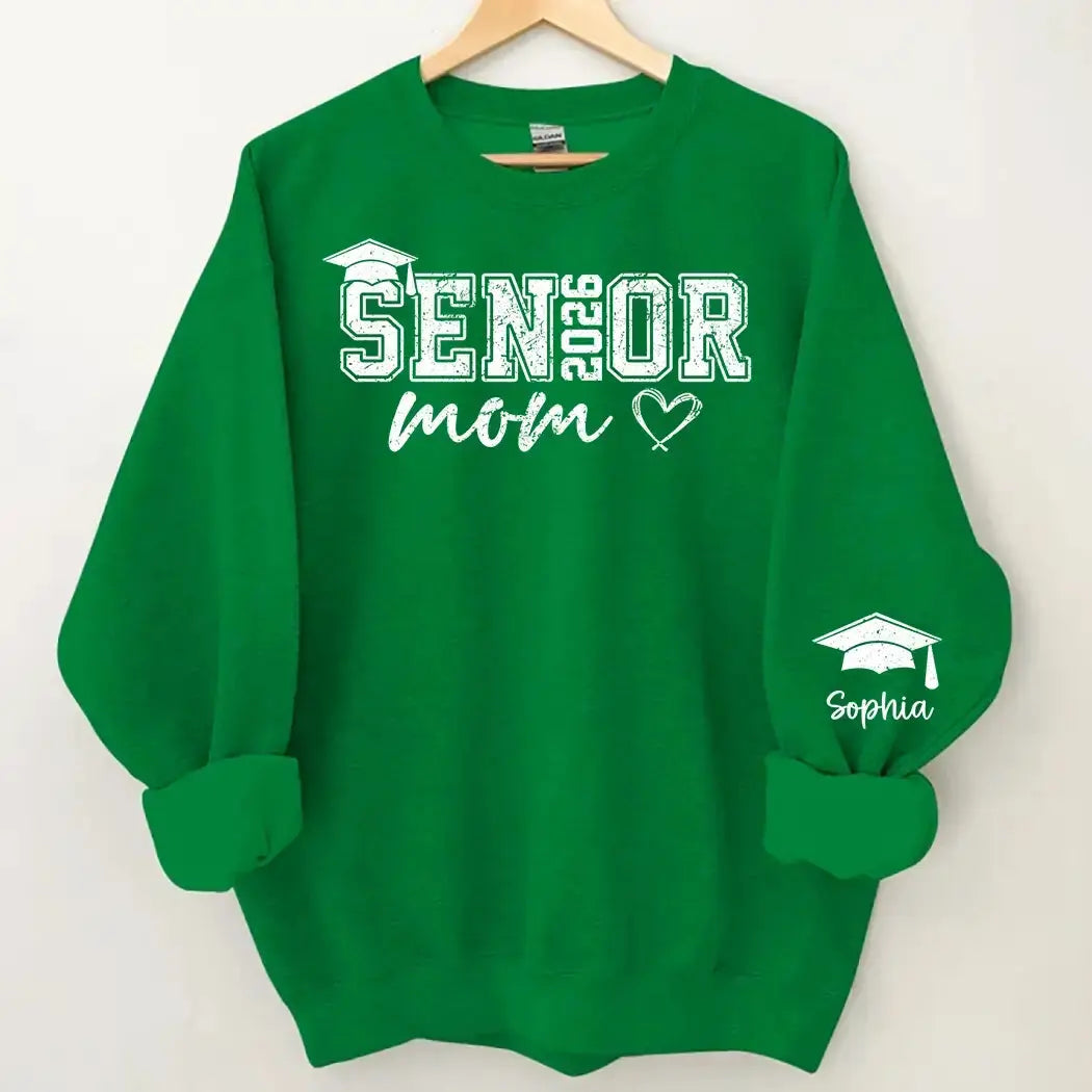 Senior Mom 2026 - Personalized Graduate T-shirt, Gift for Family Members - Duconspace
