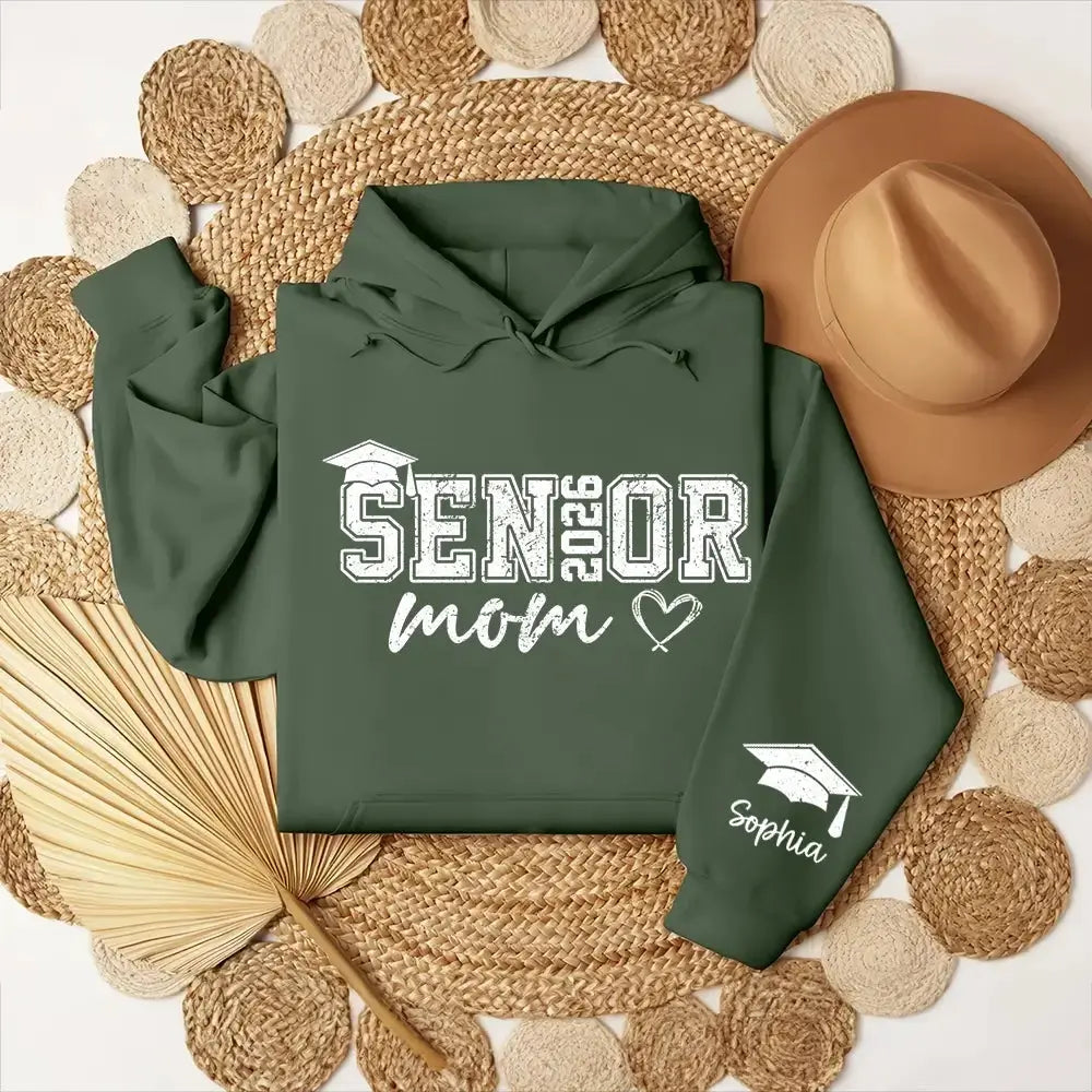 Senior Mom 2026 - Personalized Graduate T-shirt, Gift for Family Members - Duconspace