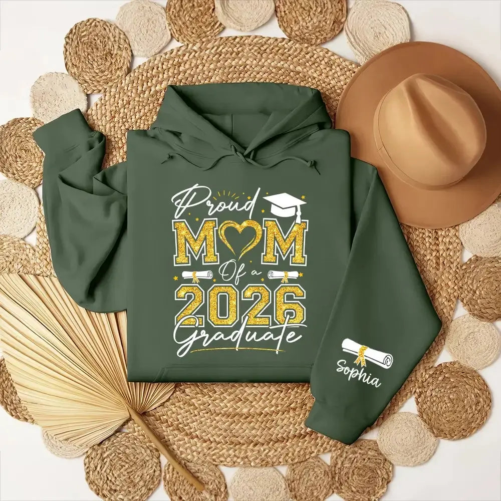 Senior Mom 2026 Graduation Shirt – Personalized Proud Mom Tee - Duconspace