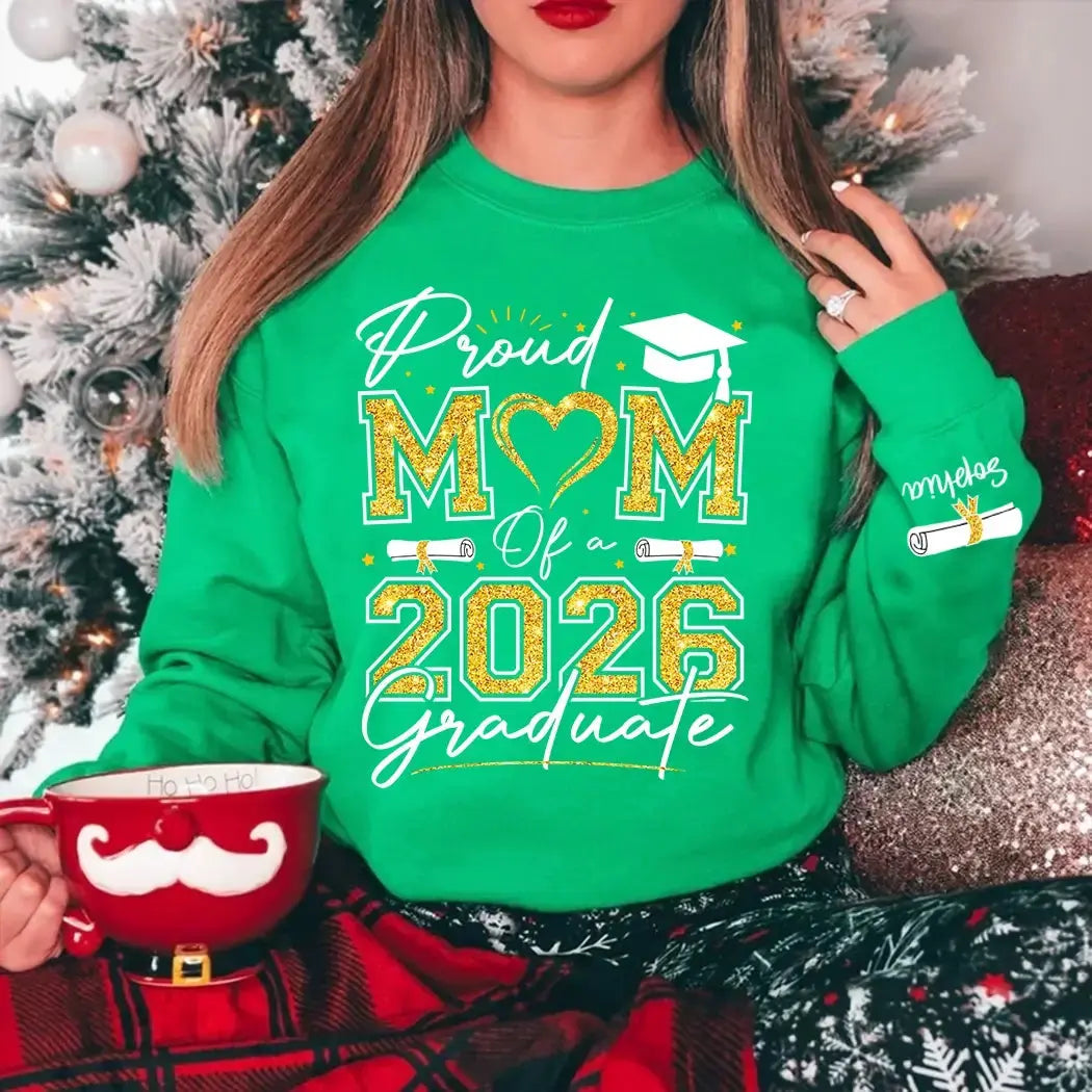 Senior Mom 2026 Graduation Shirt – Personalized Proud Mom Tee - Duconspace