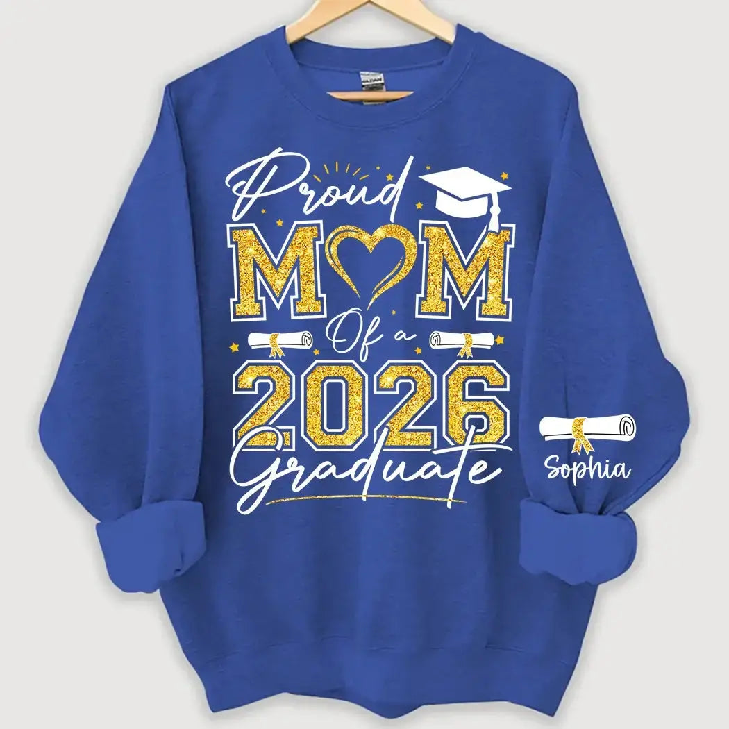 Senior Mom 2026 Graduation Shirt – Personalized Proud Mom Tee - Duconspace