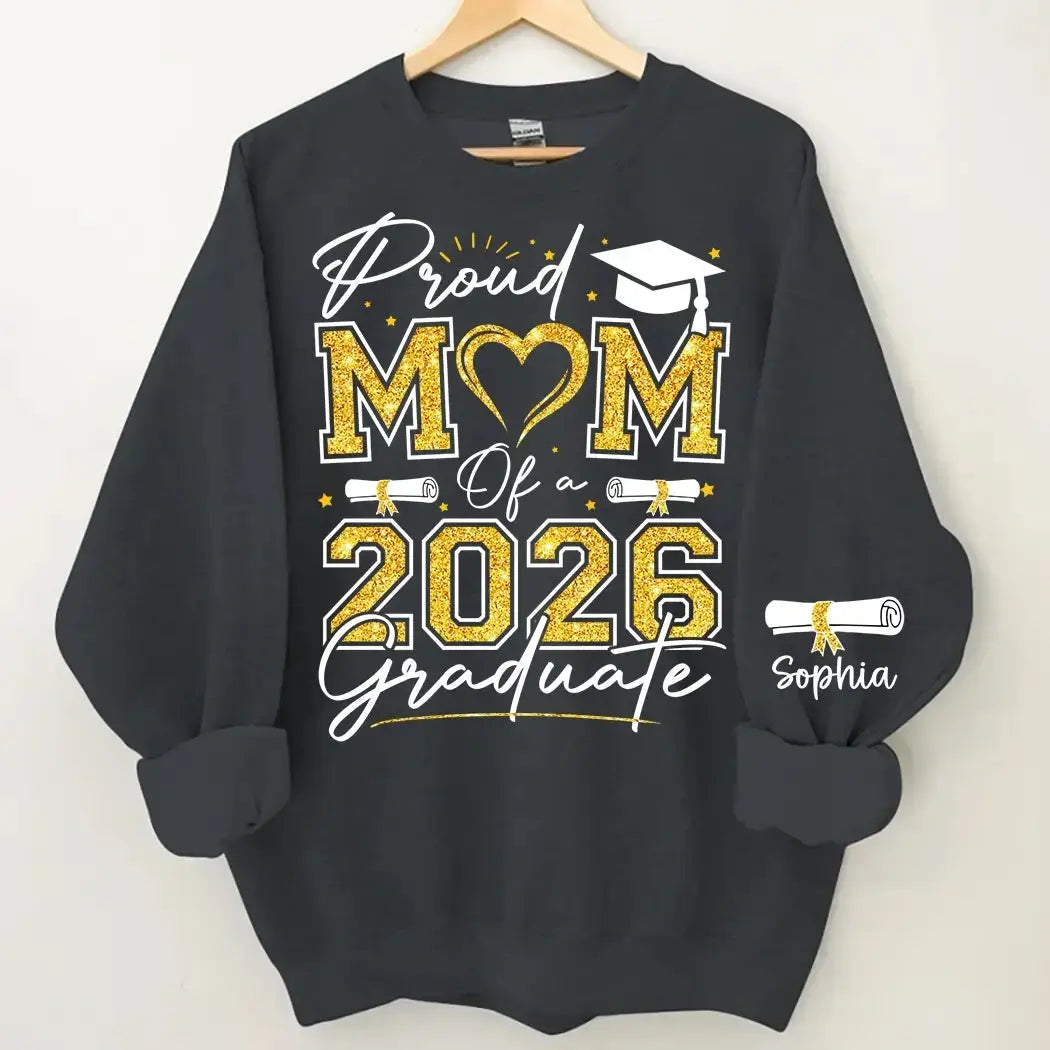 Senior Mom 2026 Graduation Shirt – Personalized Proud Mom Tee - Duconspace