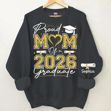 Senior Mom 2026 Graduation Shirt – Personalized Proud Mom Tee - Duconspace
